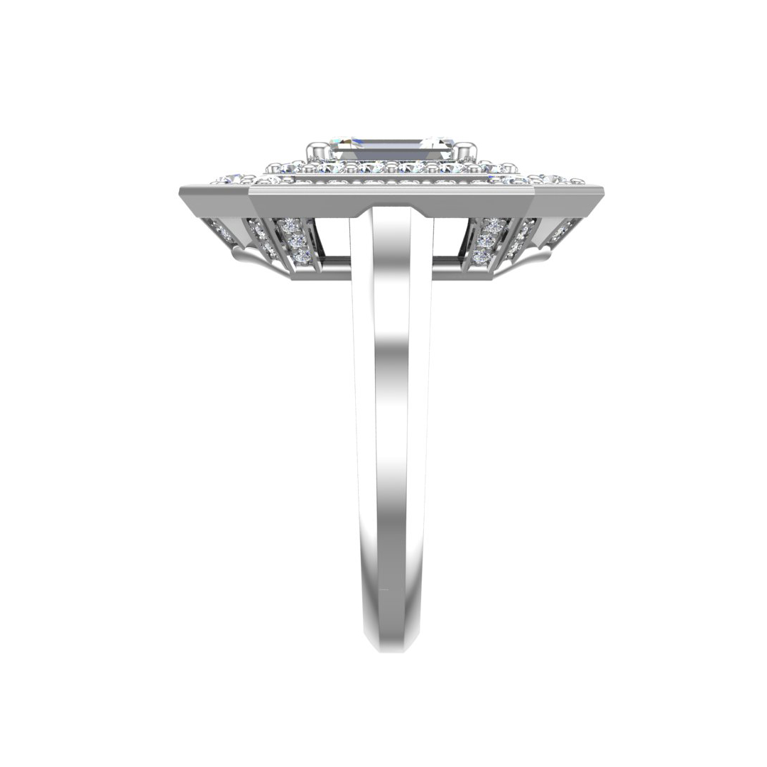 Haisley Halo Engagement Ring